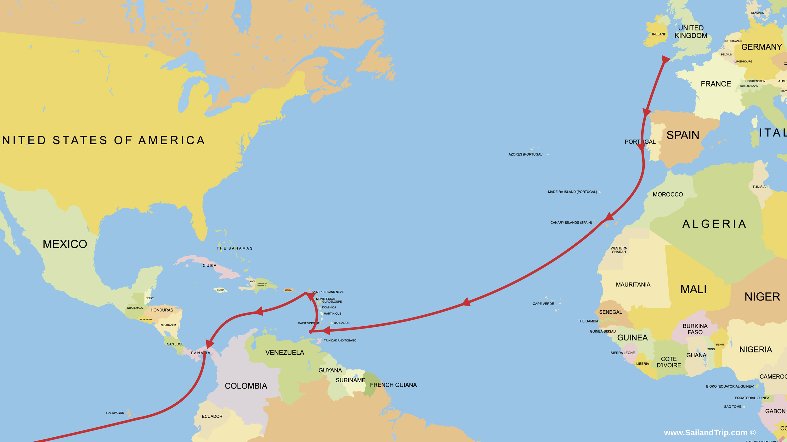 cruzar atlantico a vela ruta Oceanica Náutica